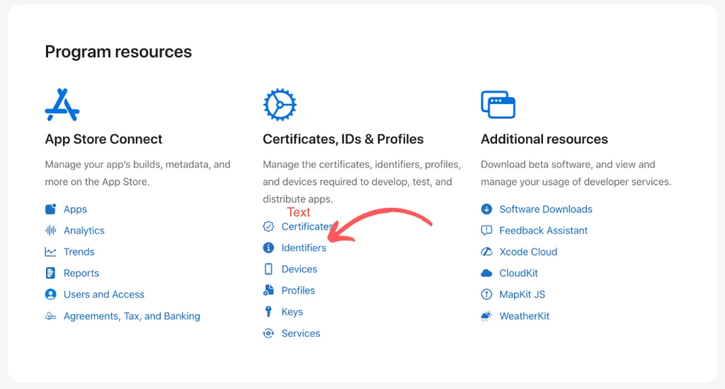 Identifier Navigation