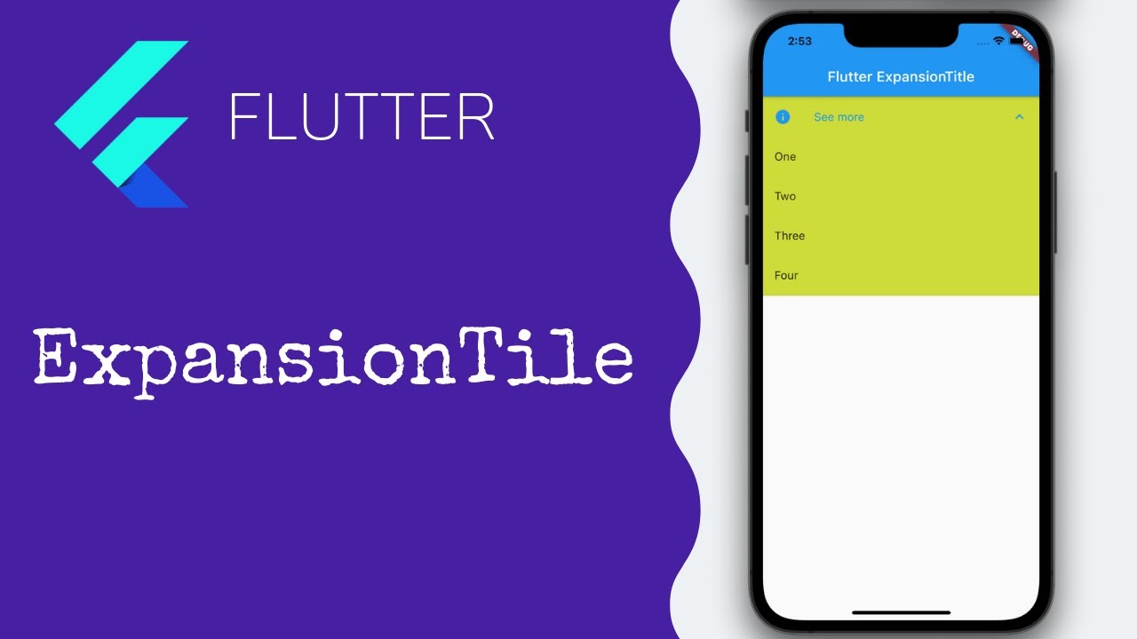 Flutter Expansion Tile Card