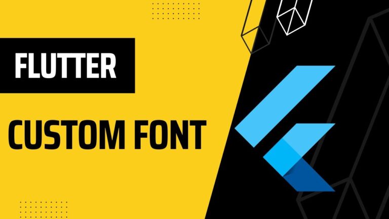 Customizing fonts in Flutter